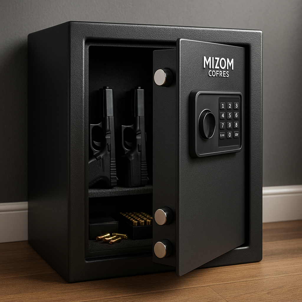 Cofre Digital para Armas em BH – Mizom Cofres Segurança, Tecnologia e Conformidade para Proteger o que Importa
