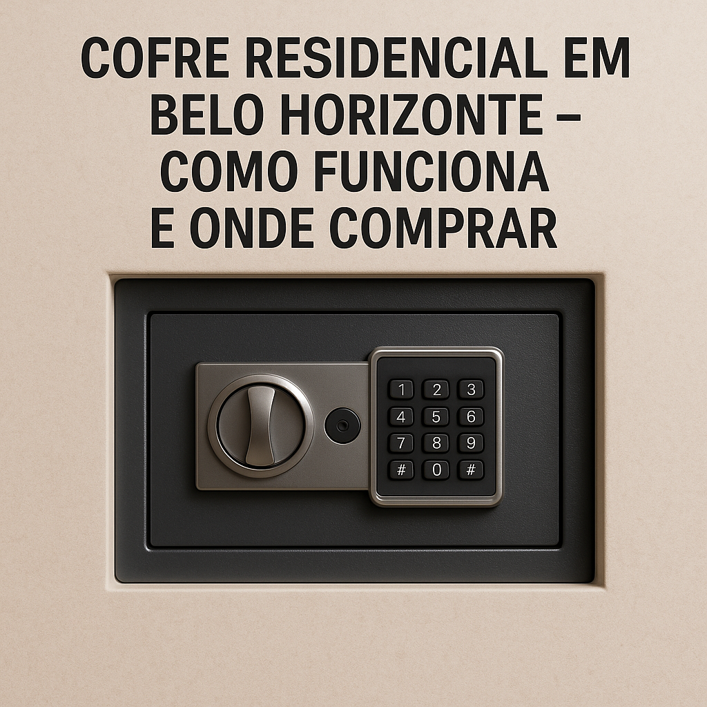 Cofre Residencial em Belo Horizonte – Como Funciona e Onde Comprar - Mizom Cofres