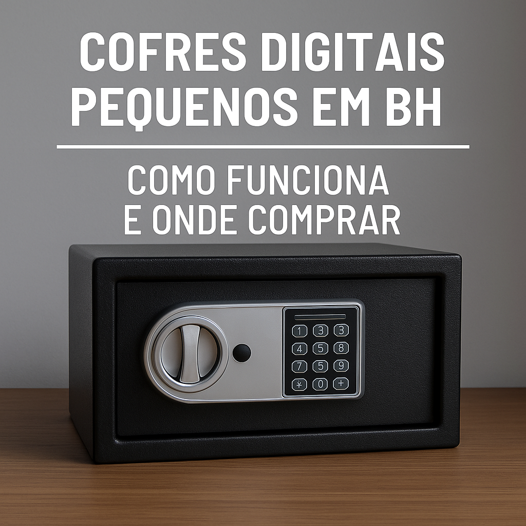 Cofres Digitais Pequenos em BH – Como Funciona e Onde Comprar - Mizom Cofres.