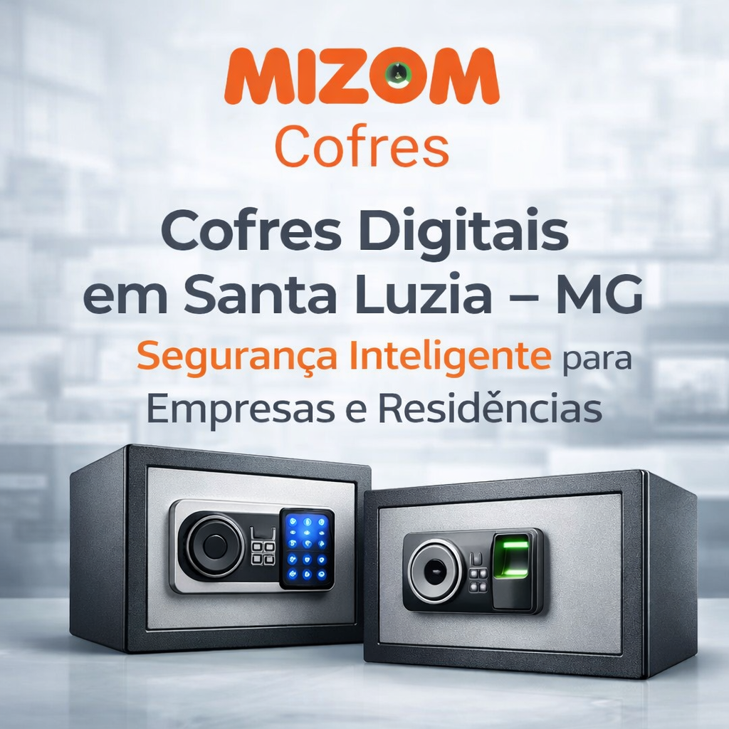 Cofres Digitais em Santa Luzia – MG Segurança Inteligente para Empresas e Residências - Mizom Cofres