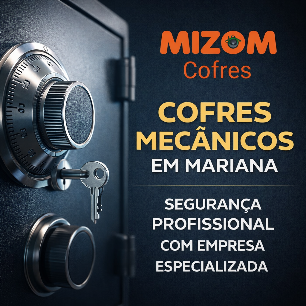 Cofres Mecânicos em Mariana Segurança Profissional com Empresa Especializada