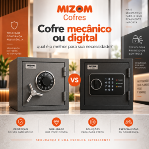 Cofre mecânico ou digital qual é o melhor para sua necessidade