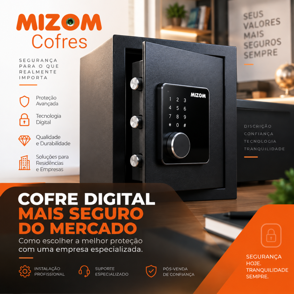 Cofre Digital Mais Seguro do Mercado Como Escolher a Melhor Proteção com uma Empresa Especializada