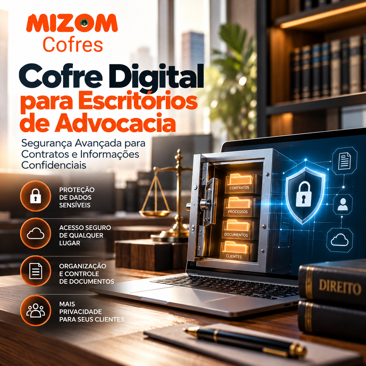Cofre Digital para Escritórios de Advocacia Segurança Avançada para Contratos e Informações Confidenciais